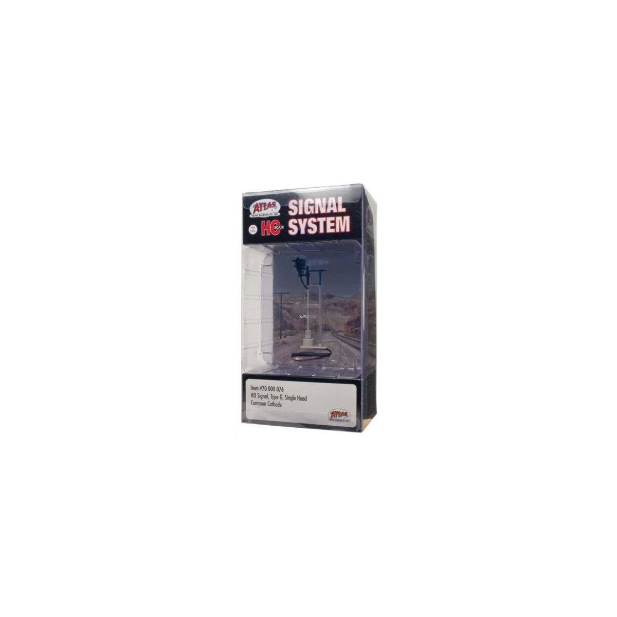 Single-Head Type G Signal - All Scales Signal System, HO, Atlas Model Railroad Co. 70000076