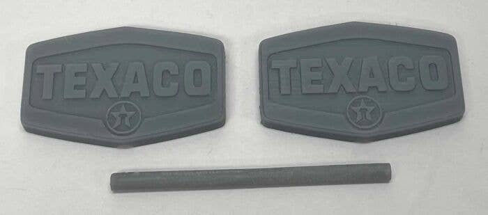 Texaco Gas Station Signs - 3-D Printed Kit -- Unpainted, HO, Phoenix Precision Models 31651