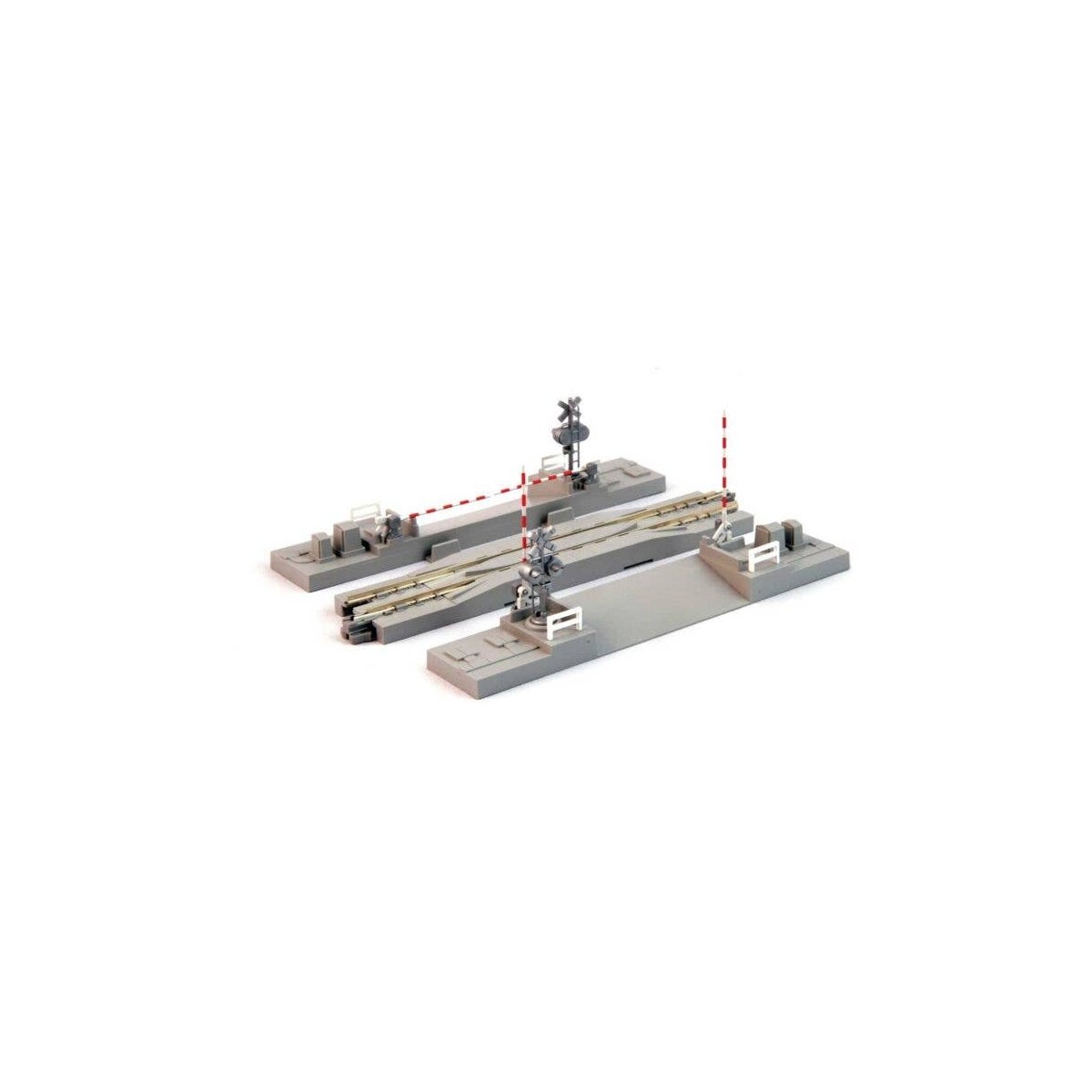 Crossing Gate and Rerailing Track - Unitrack -- 4-7/8′ 124mm Track Section, N, Kato USA Inc 200271