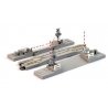 Crossing Gate and Rerailing Track - Unitrack -- 4-7/8′ 124mm Track Section, N, Kato USA Inc 200271