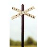 Crossbucks -- Kit pkg(4), HO, B.T.S. 23001
