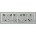 Crossbucks -- 90 Degree Shape pkg(18), N, Tichy Train Group 2622