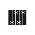 60-Degree Crossbucks -- Stop, Look & Listen / Railroad Crossing pkg(8), HO, Tichy Train Group 8331
