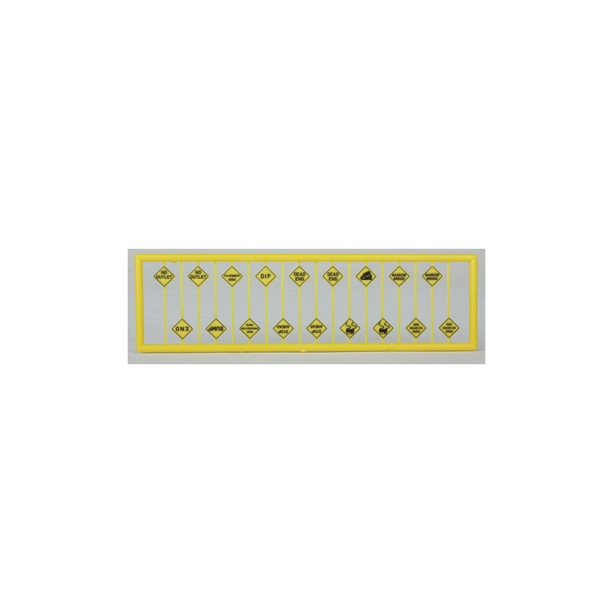 Written Warning Signs -- pkg(18), N, Tichy Train Group 2618