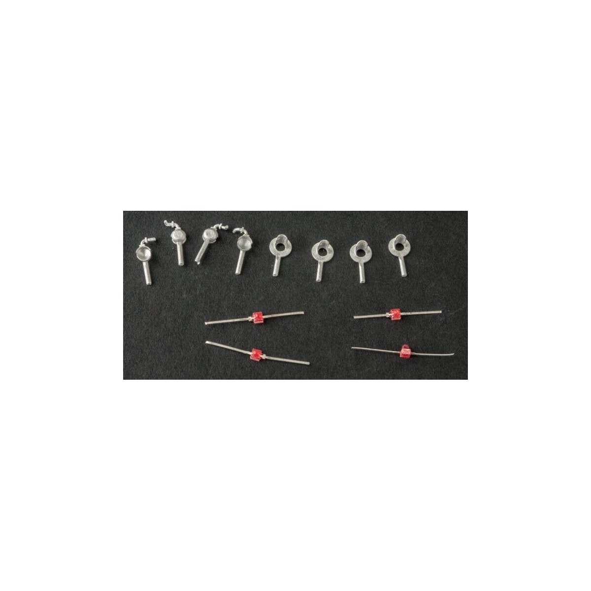 Extra Crossing Signal Lights with LEDs pkg(2) -- For 235-913 (Sold Seperately), HO, Details West 959