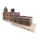 Vintage Brick Warehouse -- Kit, HO, Walthers Cornerstone 4104