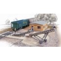 Bulk Transfer Conveyor pkg(2) -- Kit - Conveyor: 9-11/16 x 5-3/8′ 24.6 x 16.7cm, HO, Walthers Cornerstone 3519