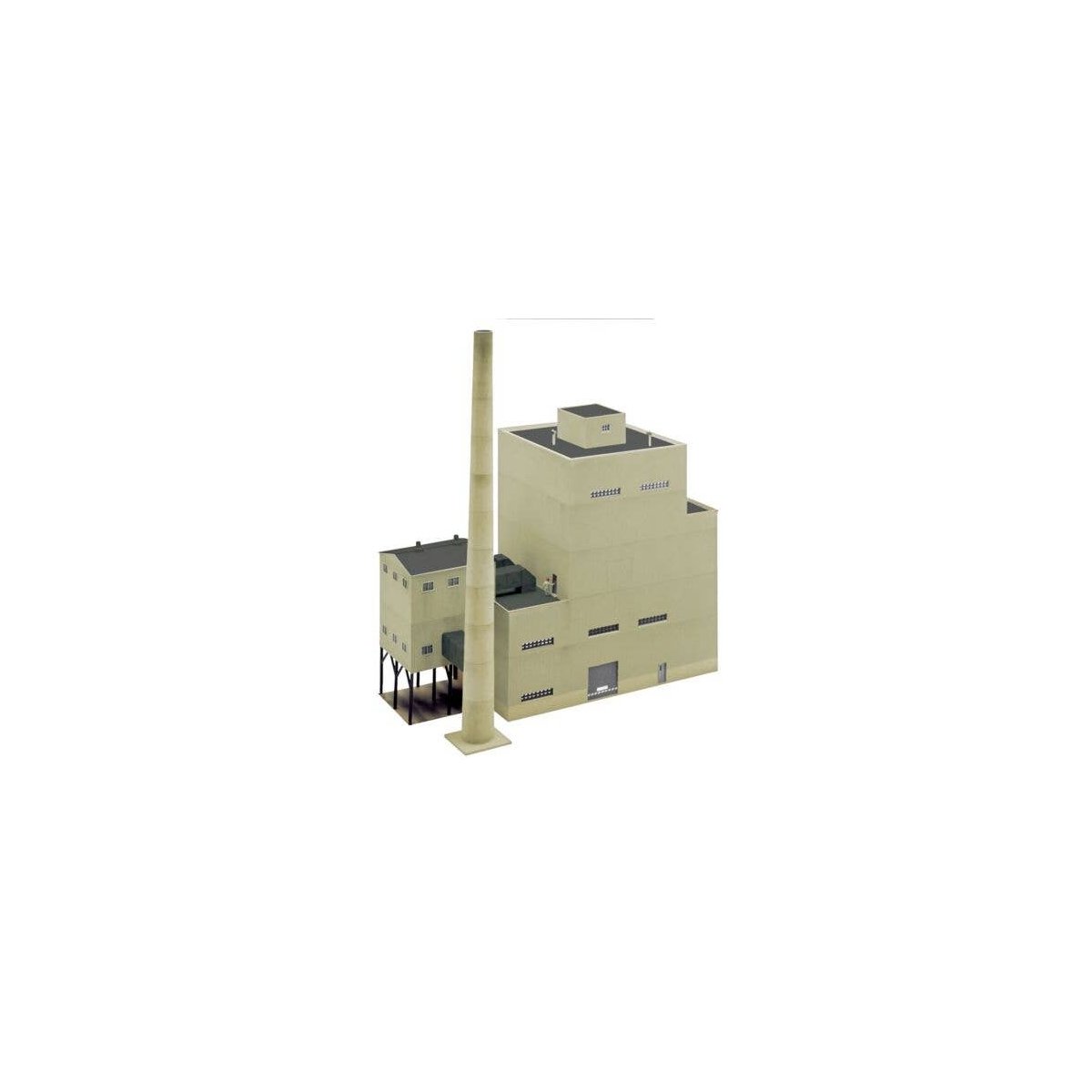 Metro Power & Light -- Kit - Generating Plant 13-7/8 x 10 x 13′ 35.2 x 25.4 x 33cm, HO, Walthers Cornerstone 4052