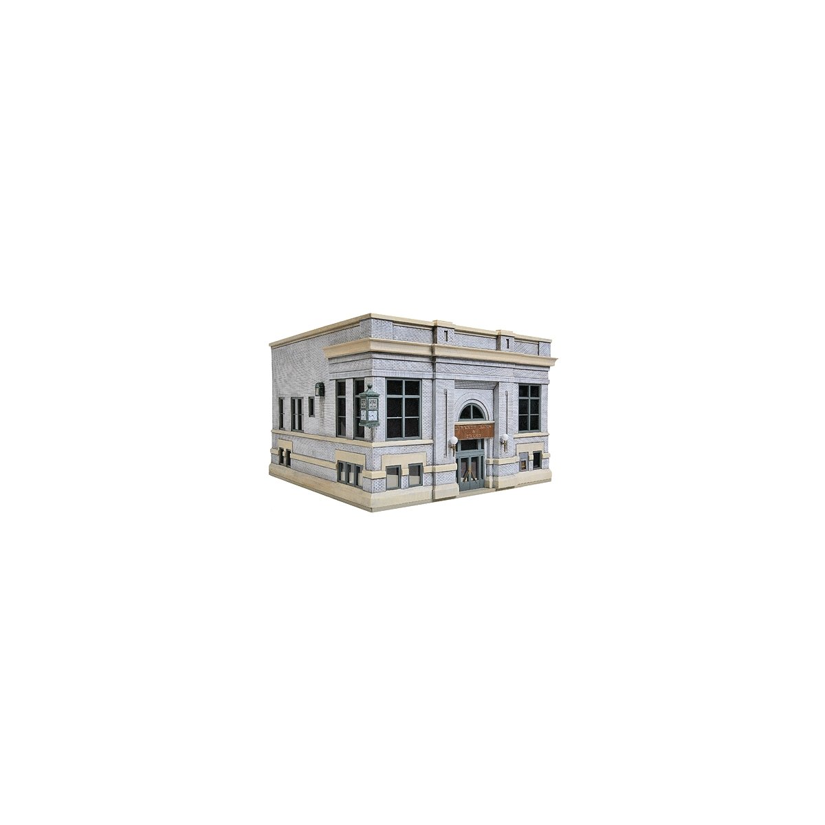 Liberty Bank & Trust -- Kit - 6-9/16 x 7-11/16 x 5′ 24.3 x 19.5 x 12.7cm, HO, Walthers Cornerstone 3772