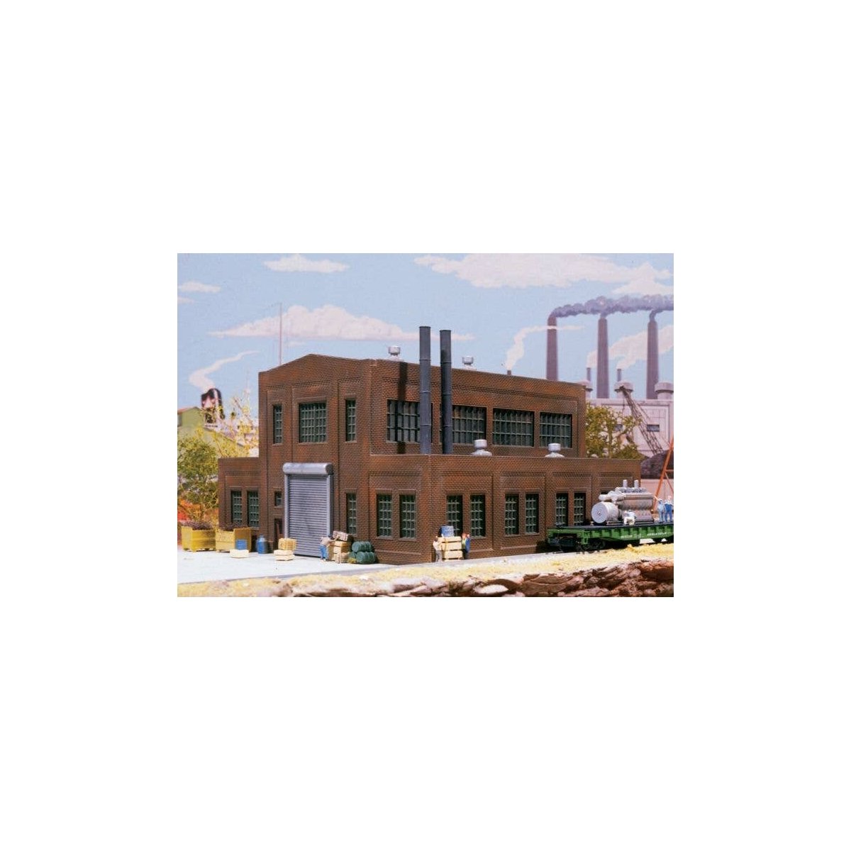 Allied Rail Rebuilders -- Kit - 5-1/2 x 5-5/8 x 3-1/2′ 13.7 x 14 x 8.7cm, N, Walthers Cornerstone 3211