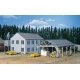 Planing Mill and Shed -- Kit - Mill: 6 x 8` 15.2 x 20.3cm Shed: 6 x 9` 15.2 x 22.9cm, HO, Walthers Cornerstone 3059