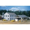 Planing Mill and Shed -- Kit - Mill: 6 x 8` 15.2 x 20.3cm Shed: 6 x 9` 15.2 x 22.9cm, HO, Walthers Cornerstone 3059