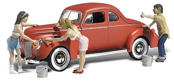 AutoScenes(R) - Assembled -- Suds & Shine, N, Woodland Scenics 5339