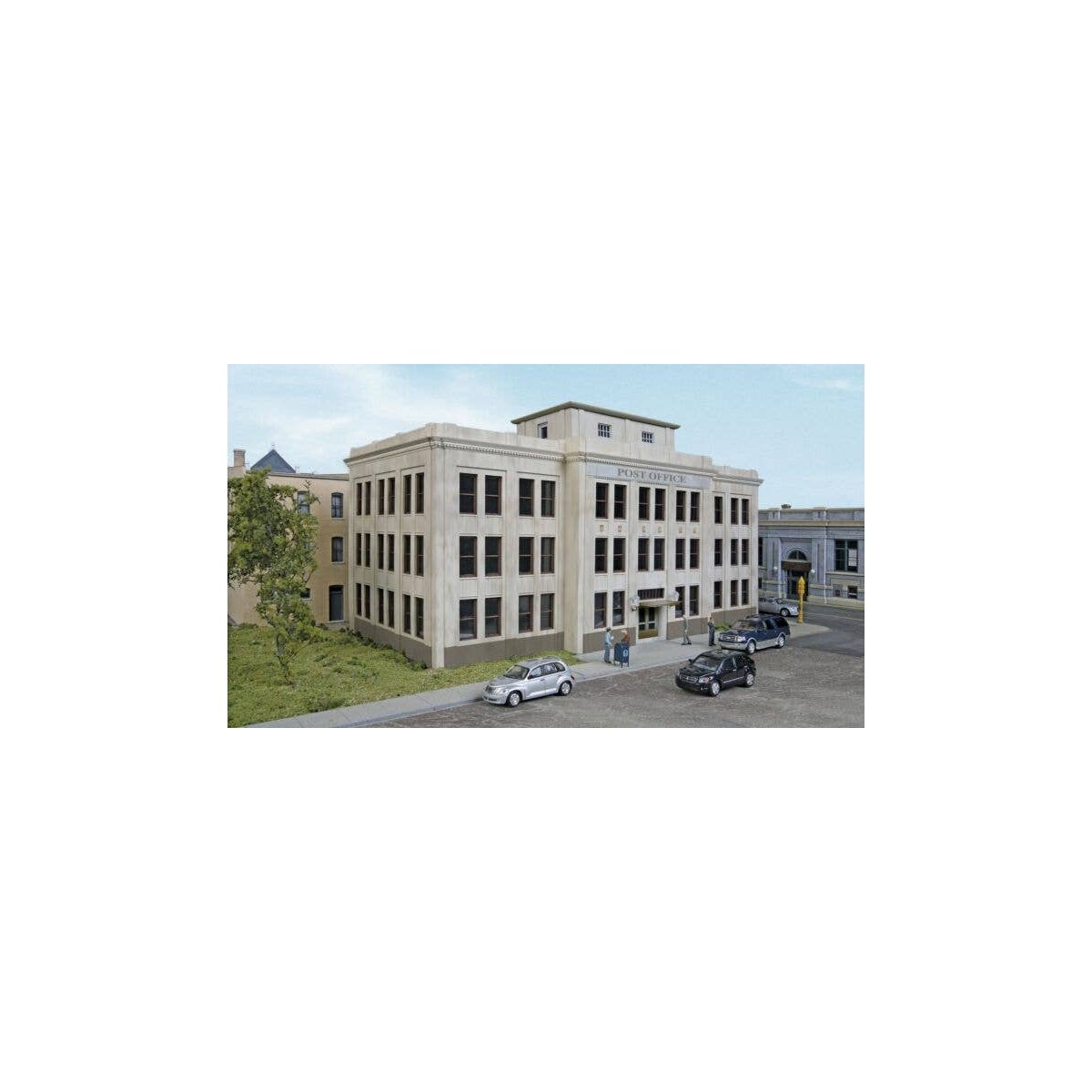 United States Post Office(TM) -- Kit - 13-1/2 x 7-1/16 x 7-1/4′ 33.7 x 17.9 x 18.1cm, HO, Walthers Cornerstone 3782