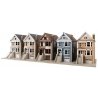 Victorian House 5-Kit Set -- One Each: Kavanaugh, Queen Ann, Steiner, Painted Lady, Gingerbread, HO, WalthersTrainline B950