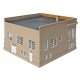 Public Library -- Kit - 8-1/2 x 6-1/2 x 4-3/4′ 21.5 x 16.5 x 12cm, HO, Walthers Cornerstone 3493