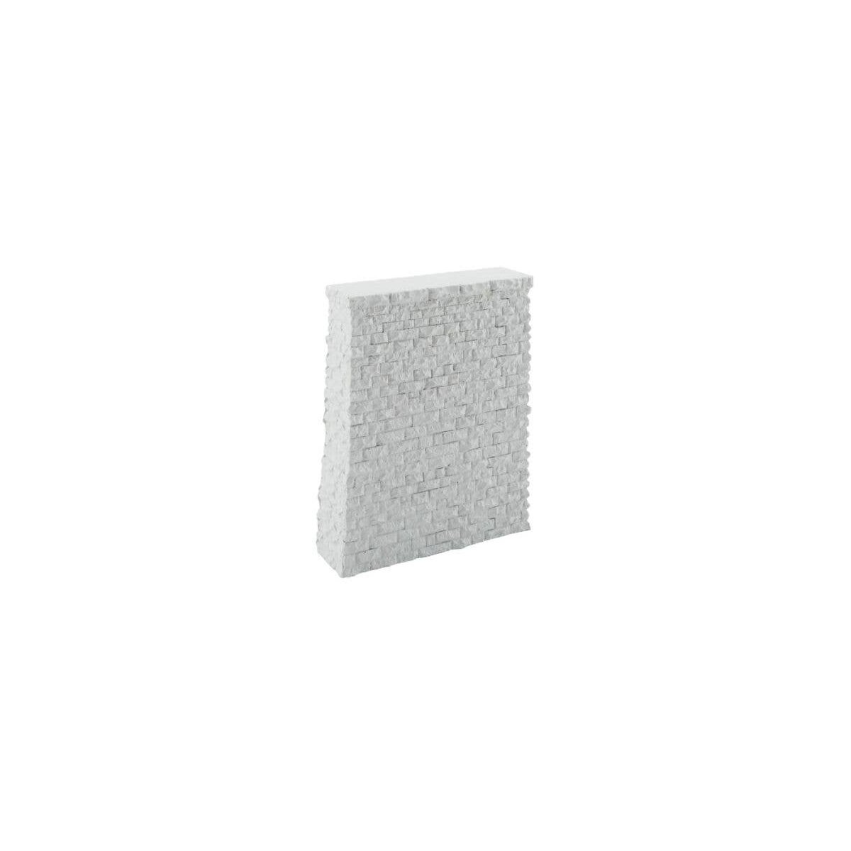 Single-Track Railroad Bridge Stone Pier - Resin Casting -- Approximate dimensions: 4-3/16 x , HO, Walthers Cornerstone 4581