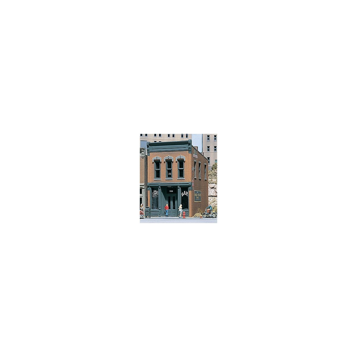 Kelly`s Saloon - Woodland Scenics DPM Landmark Structures(R) -- Kit - 2-3/4 x 4` 7 x, HO, Design Preservation Models 10100