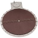 21-Stall Turntable -- 9′ 22.8cm Diameter, HO, Atlas Model Railroad Co. 305