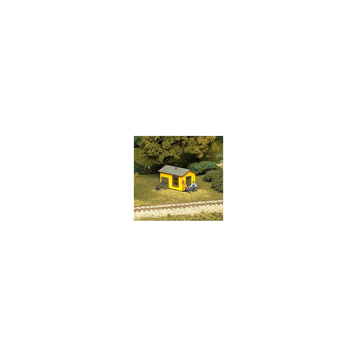 Trackside Shanty -- 2-1/4 x 3-1/8′ 5.7 x 8cm, HO, Atlas Model Railroad Co. 702