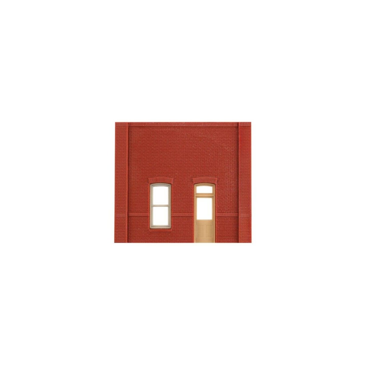 Modular Building System(TM) -- Street Level Wall Sections w/Rectangular Entry - Kit, HO, Design Preservation Models 30131