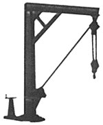 Jib Crane -- Kit, HO, Tichy Train Group 8007