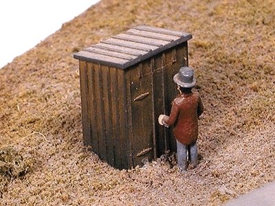 Outhouse, HO, Micro Engineering 80172