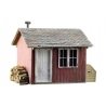 Work Shed - Built-&-Ready(R) Landmark Structures(R) -- Assembled - 1-1/4 x 1-1/16 x 1′ 3.2 x 2.7, N, Woodland Scenics 4947