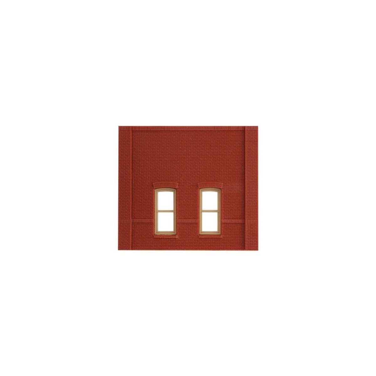Modular Building System(TM) -- Street Level Wall Sections w/Rectangular Windows - Kit, HO, Design Preservation Models 30134