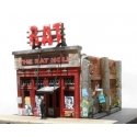The Rat Hole -- Cast Hydrocal(R) Kit with Signs - 3 x 5′ 7.6 x 12.7cm, HO, Downtown Deco 1085