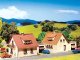 One-Family Houses - Pkg of 2 w/Garages -- 3-7/8 x 2-1/4 x 2′ 10 x 5.7 x 5cm, N, Faller Gmbh 232226