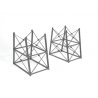 Tall Steel Viaduct Height Extension -- Two-Story for Two Towers, HO, Micro Engineering 75546