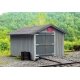 C&O Standard Section Car House -- Laser-Cut Wood Kit - 13 x 20 Scale Feet, HO, B.T.S. 27658