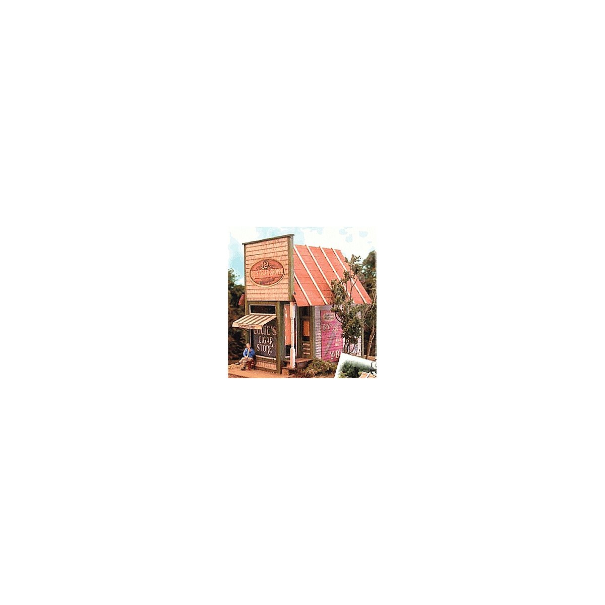 Papa Lou′s Cigar Shoppe -- Kit, HO, Bar Mills LLC 492