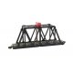 Through-Truss Bridge with Blinking Light -- With E-Z Track Straight Section, N, Bachmann Industries 44873
