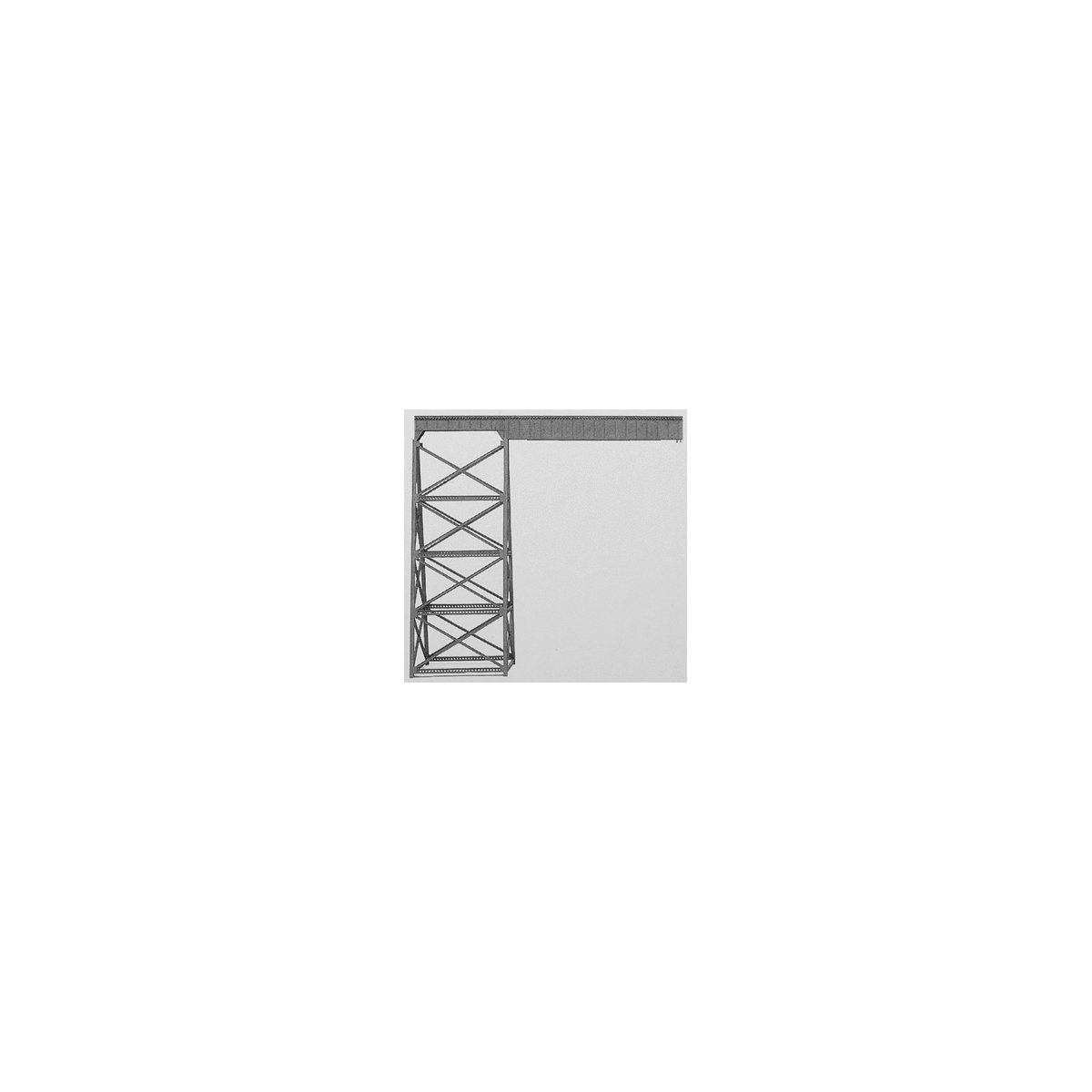 Tall Steel Viaduct Length Extension -- 120′, N, Micro Engineering 75542