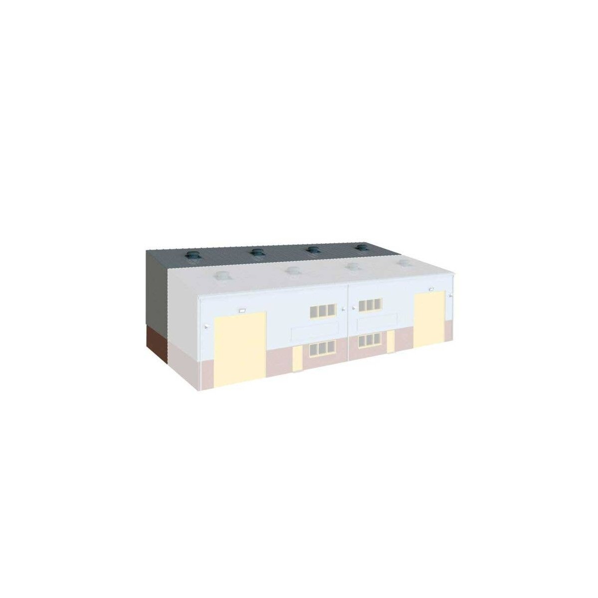 Industrial/Retail Unit Extension Kit - Wills -- Fits Concrete Industrial/Retail Building Made Using 552-SS, HO, Peco SSM315