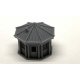 Octagon Building with Roof and Window Glass -- Kit - Unpainted Cast Resin, N, Phoenix Precision Models 30800