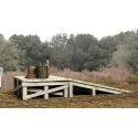 Less-Than-Car-Load (LCL) Ramp -- 1-1/2 x 4-1/2′ 3.7 x 11.2cm, HO, B.T.S. 27509