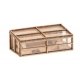 Small Animal Enclosure -- Laser-Cut Wood Kit - 1-7/16 x 13/16 x 1/2′ 3.7 x 2 x 1.3cm, HO, Faller Gmbh 180312