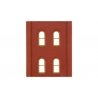 Modular Building System(TM) -- Two-Story Wall Sections w/4 Arched Windows - Kit, HO, Design Preservation Models 30108