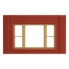 Modular Building System(TM) -- One-Story Wall Sections w/20th Century Window - Kit, HO, Design Preservation Models 30167