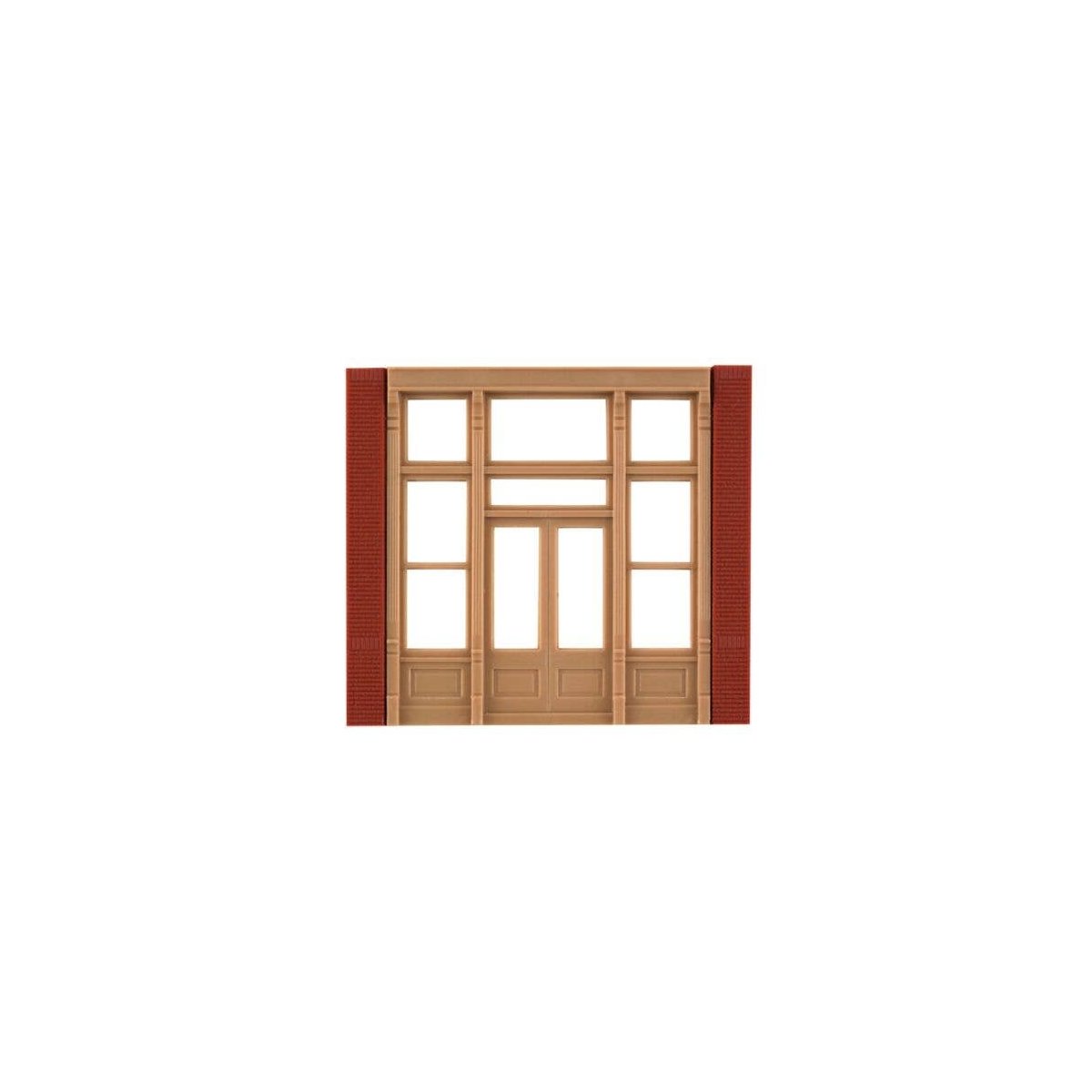 Modular Building System(TM) -- Street Level Wall Sections w/Victorian Entry - Kit, HO, Design Preservation Models 30141