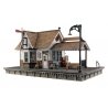 The Depot - Built & Ready Landmark Structures(R) -- Assembled w/Interior Light, O, Woodland Scenics 5852