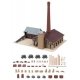Old Brickworks -- 9-13/16 x 8-13/16 x 13-5/8′ (24.5 x 22 x 34cm), HO, Faller Gmbh 130952