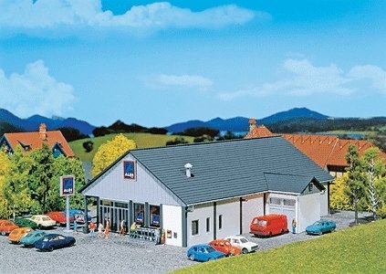 Aldi Supermarket - Kit -- 5 x 7-5/16 x 2-3/16′ 12.5 x 18.5 x 5.5cm, N, Faller Gmbh 232204