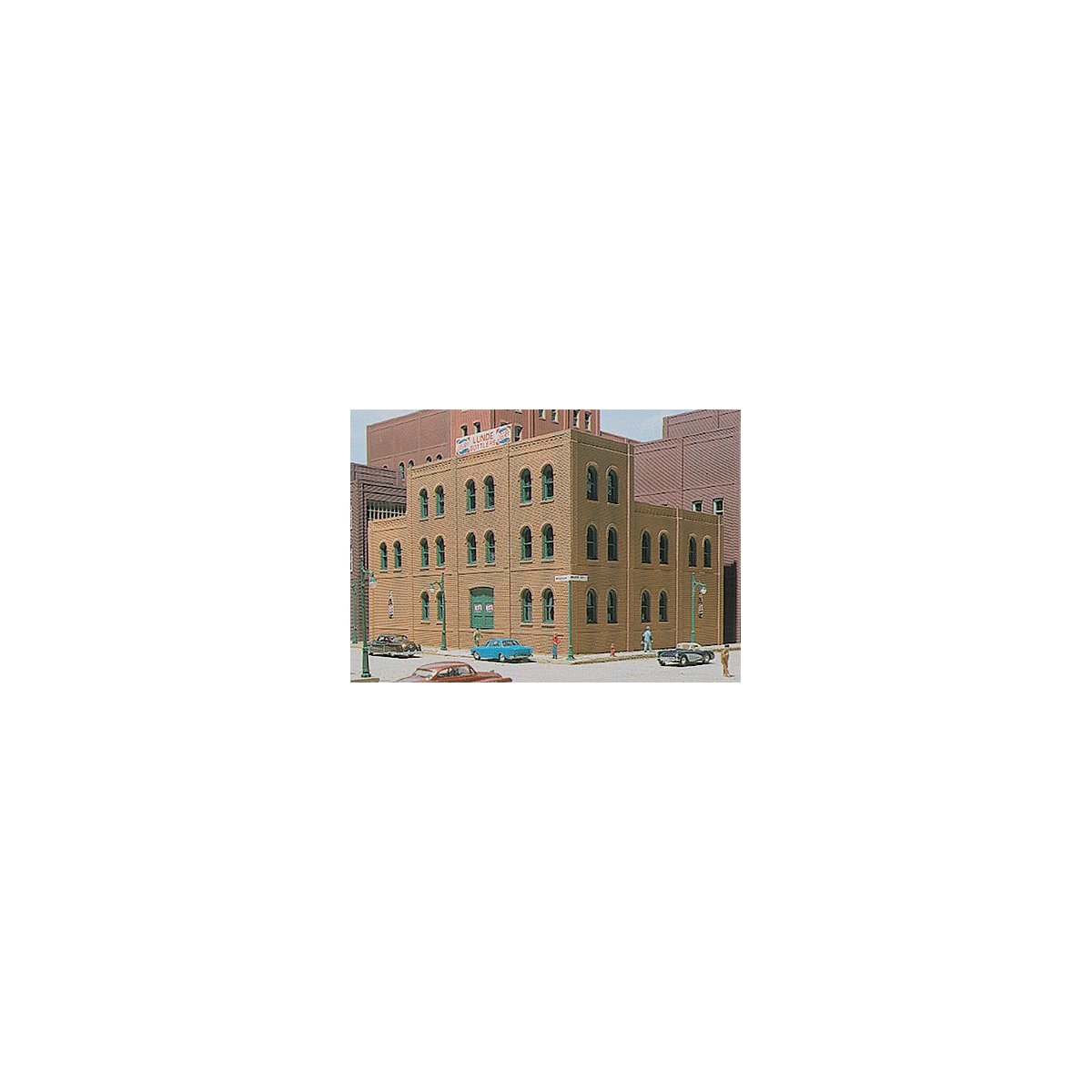 Modular Building System(TM) Designer Bulk Pack -- Arched Window Industrial Building -, HO, Design Preservation Models 36100