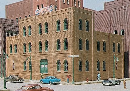 Modular Building System(TM) Designer Bulk Pack -- Arched Window Industrial Building -, HO, Design Preservation Models 36100