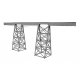 Tall Steel Viaduct Kit -- Scale 320′ 97.6m, N, Micro Engineering 75519