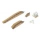 Concrete Grocery Warehouse -- Kit - 12 x 6-3/4 x 3-3/16′ 30.4 x 17.1 x 8cm, N, Walthers Cornerstone 3864
